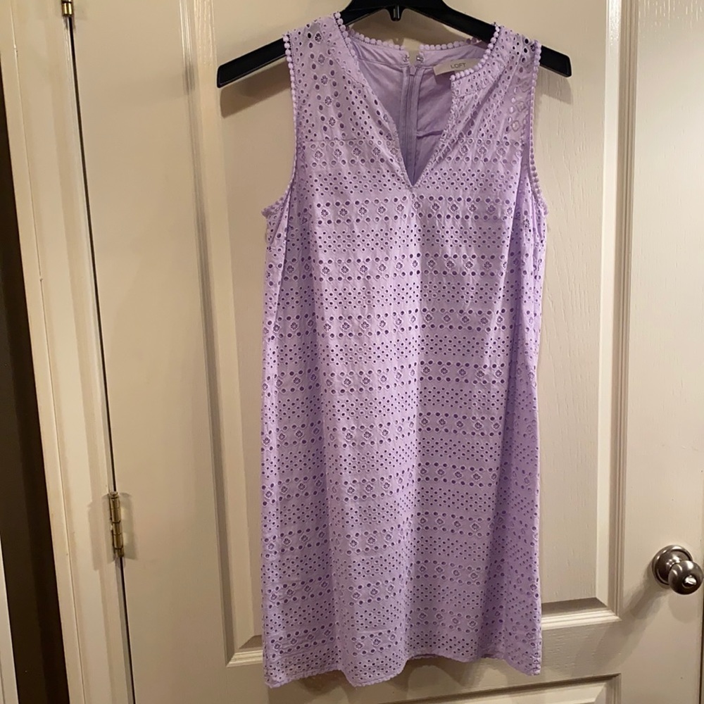 Lilac Eyelete dress